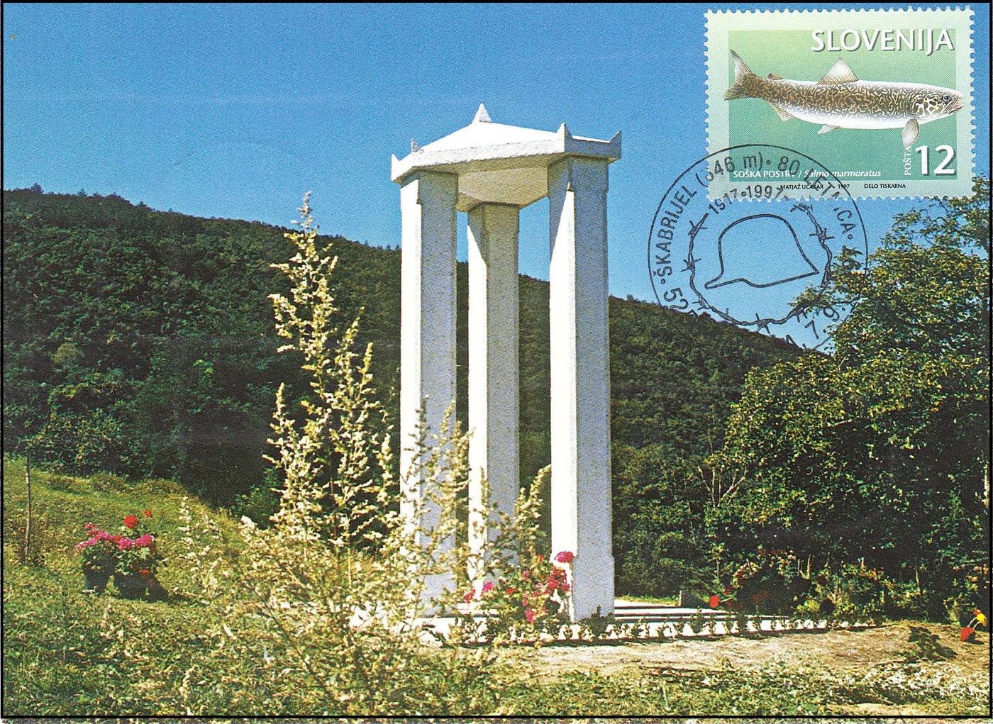 80 LETNICA ŠKABRIJEL ( 646 m ) 1917 - 1997
